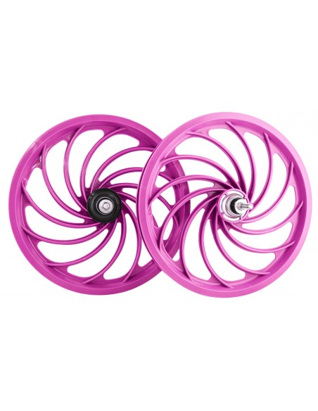 Roda 16 Nylon com Eixo (par) modelo Twist - JKS