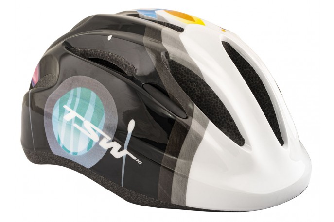 Capacete Ciclista Infantil com LED MTB KIDS New Branco - TSW