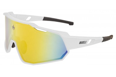 Óculos de ciclismo Veloce 3 lentes branco - Marelli