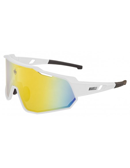 Óculos de ciclismo Veloce 3 lentes branco - Marelli