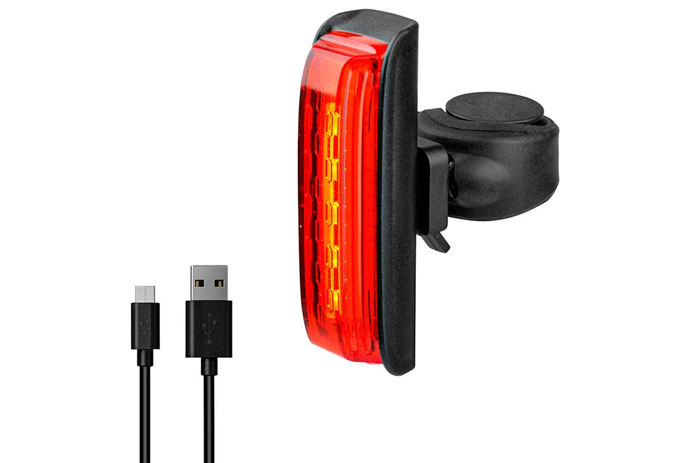Vista Light Traseiro USB 30 lúmens com sensor de freio - X-plore