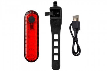 Vista Light Traseiro recarregável USB 10 lúmens vermelho - X-plore 2