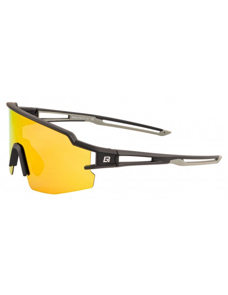 Óculos para ciclistas com lente polarizada Preto/Cinza - Rockbros