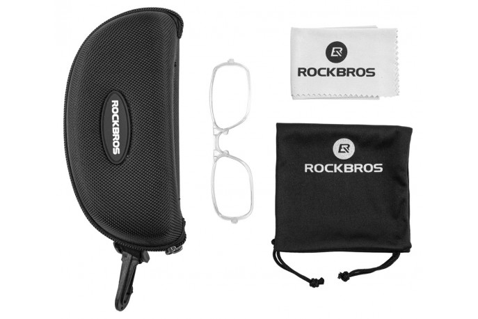Óculos para ciclistas fotocromático II Preto/vermelho - Rockbros