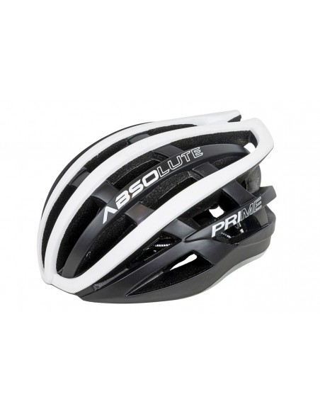 Capacete Ciclista Prime Preto com branco - Absolute