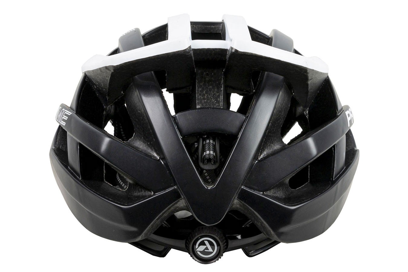 Capacete Ciclista Prime Preto com branco - Absolute