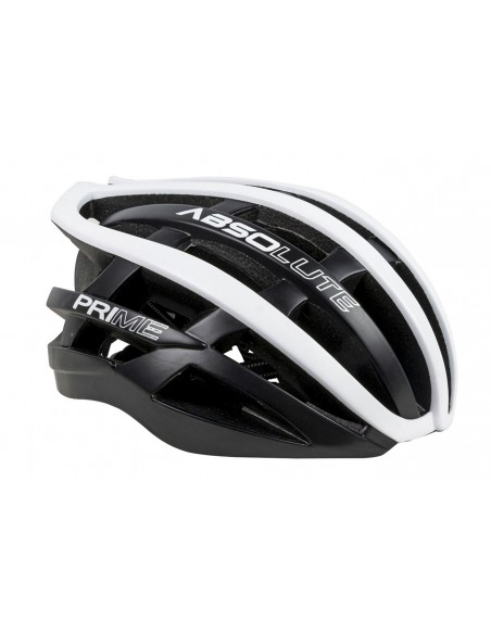 Capacete Ciclista Prime Preto com Branco - Absolute