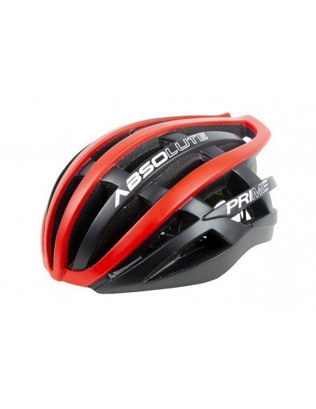 Capacete Ciclista Prime Preto com vermelho - Absolute