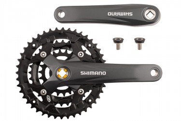 Pedivela Shimano FC-M391L reduzido 22/32/44 dentes Ponta Quadrada Acera 2