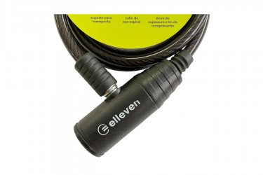 Cadeado para bike com Chave 6x1000mm revestido - Elleven 2
