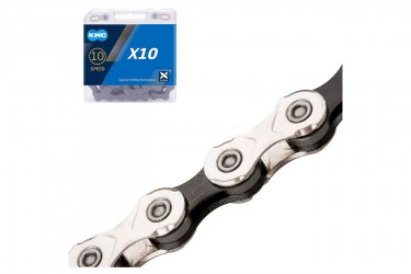 Corrente para bicicleta 10V 116 elos X10 - KMC 2