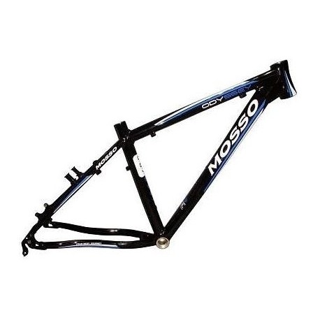 Quadro 26 MTB Mosso Odissey 7005 Preto com Azul