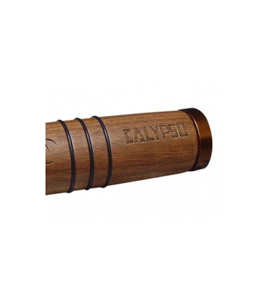 Manopla Calypso Wood c/anel marrom 