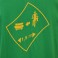 Camiseta 1/2 malha verde 3T
