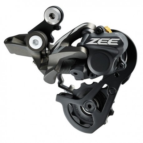 Câmbio traseiro com ponteira 10v ZEE RD-M640 SS preto Shimano