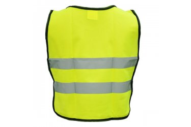 Colete refletivo amarelo para ciclista com estampa M-Wave 2