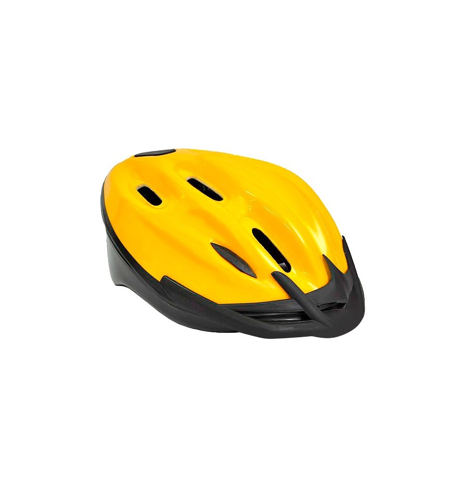 Capacete ciclista adulto amarelo Tornado Protek