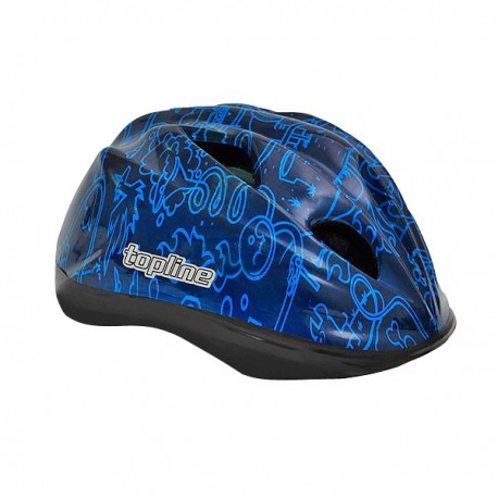 Capacete ciclista infanto azul Top Line