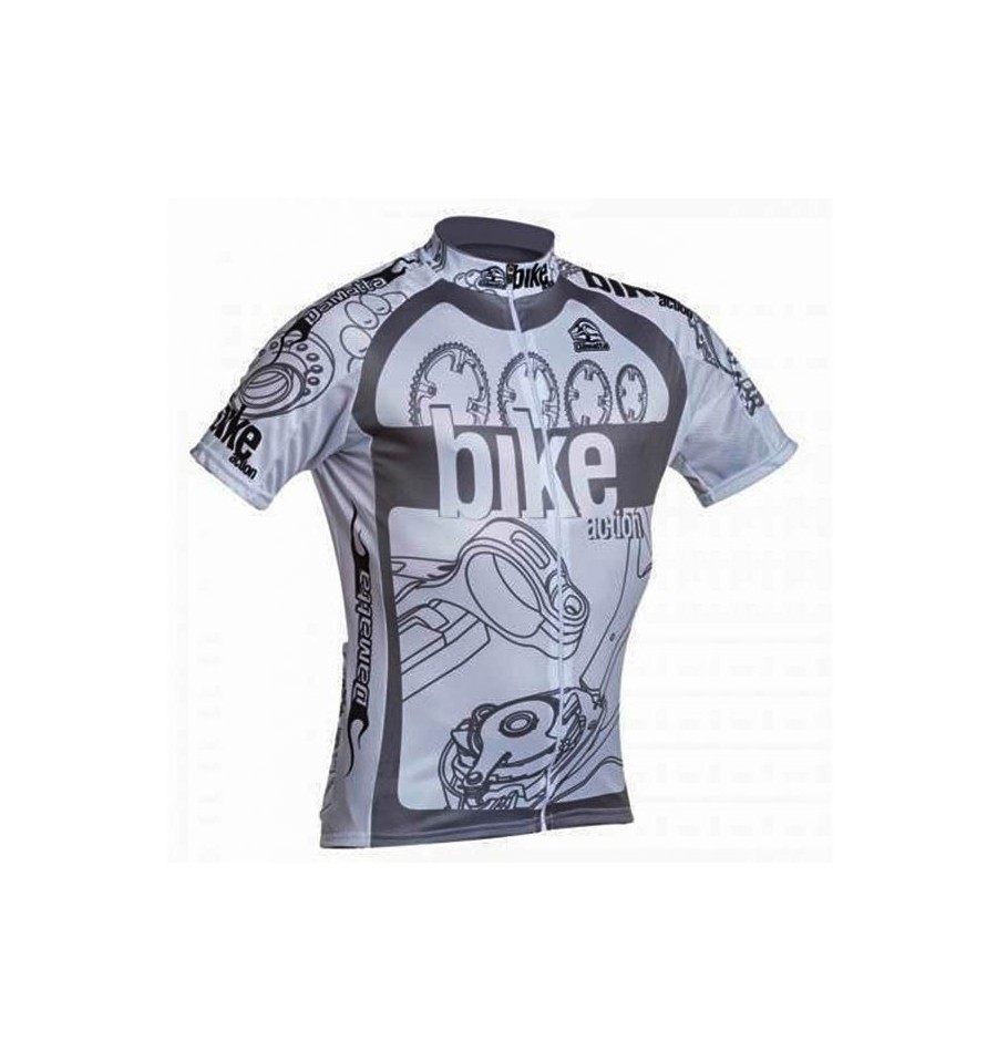 Camisa ciclista PLAIN Damatta Bike action