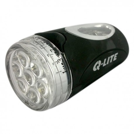 Farol a Pilha com 7 Leds 3F com Relógio QL-236 II Q-Lite