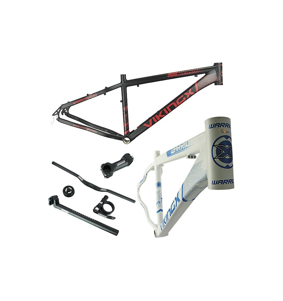 Kit Quadro 26 MTB Alumínio X35 + Acessórios- Vikingx