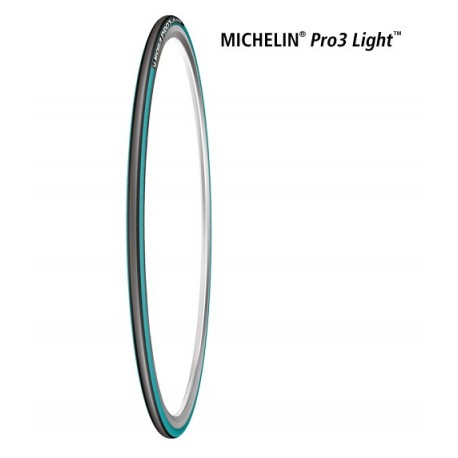 Pneu Pro 3 Light 700 X 23 Pto/Azul Michelin