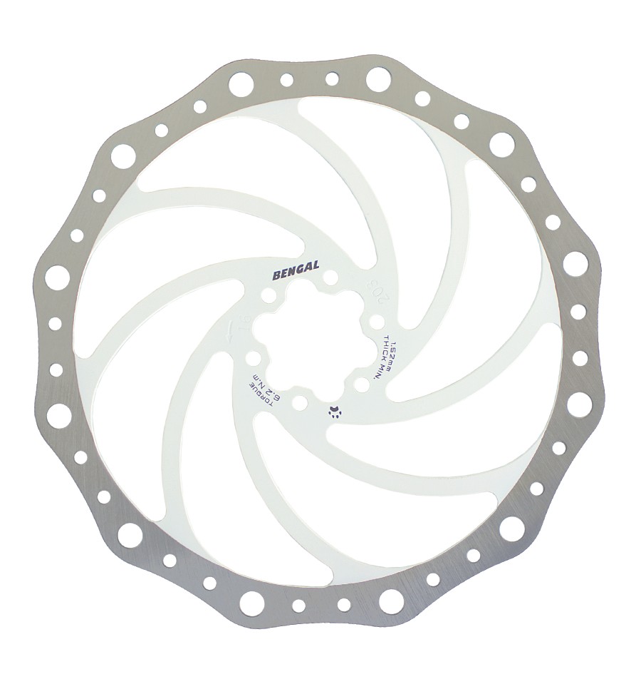 Rotor para Freio a Disco 203mm Ondulado - Bengal