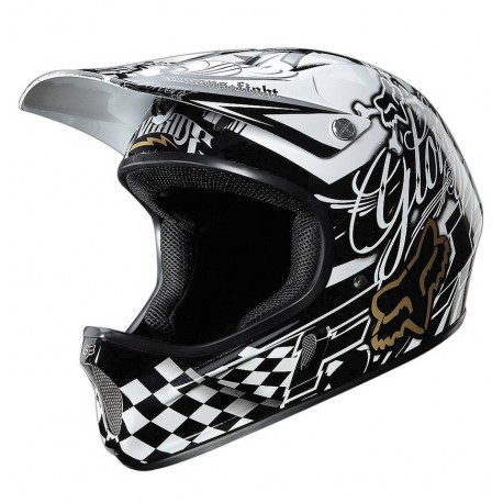 Capacete FOX Rampage Pto/Bco 2012