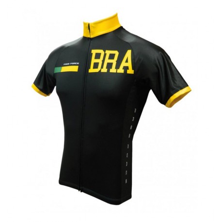 Camisa Ciclista Brasil Dark - Free Force